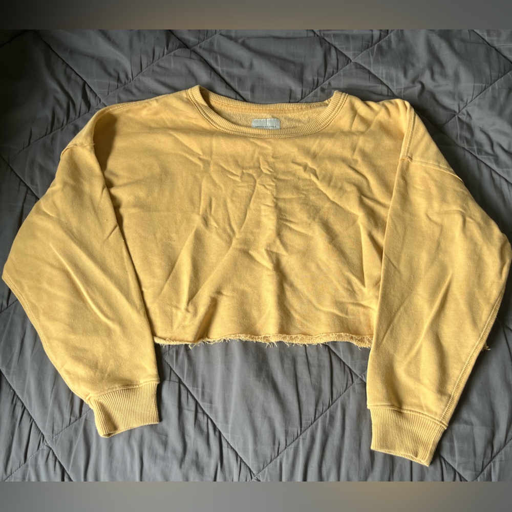 American Eagle Cropped Crewneck Sweatshirt
